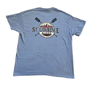 T-shirt St. Lawrence River Upstate New York XL, labrador pesca a pagaia - Foto 1 di 5