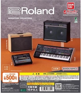 Roland MINIATURE COLLECTION All 4 type Capsule Toys BANDAI - Picture 1 of 5