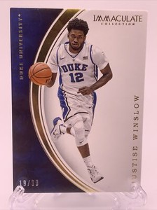 2016-17 Panini Immaculate Collegiate  19/99 Justise Winslow #25
