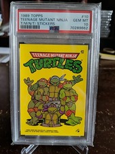 1989 Topps Teenage Mutant Ninja Turtles PSA 10