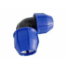 Raccordo a compressione gomito 90° 50x50 PN16 per irrigazione