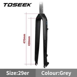 Carbon Fiber Bicycle Hard Fork 29er Straight Tube Front Fork for Bicycle - Picture 1 of 31