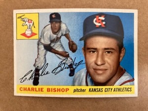 Charlie Bishop 1955 Topps Card #96 NM