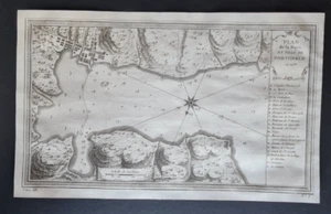 Antique 1756 map - Plan de Portobelo (Colon) - Panama - Bellin - Picture 1 of 11