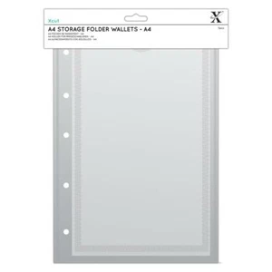 Xcut A4 Embossing Folder Storage Case Wallets (5pk) - with A4 Pockets - Picture 1 of 1