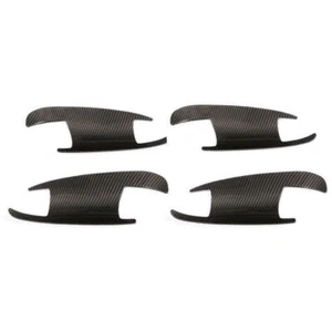 ABS Carbon Fiber Outside Door Bowl Cup Cover Trim For 2009-15 Mercedes-Benz GLK - Picture 1 of 8