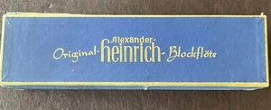 🔥🔥Original Alexander Heinrich Blockflöte Recorder Flute Double Holes Pearwood - Picture 1 of 12