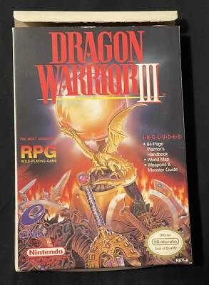 DRAGON WARRIOR III NES SOLO CAJA NINTENDO SELLO MUY BONITO ENIX Foto 1 de 4