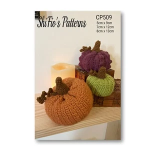Modello all'uncinetto per Halloween - Zucca - Decorazione - CP509 - Foto 1 di 10