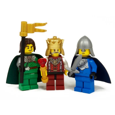 3x Kings - Castle Nativity Kingdoms Minifigure - 3x King | All parts LEGO - Image 1 of 2