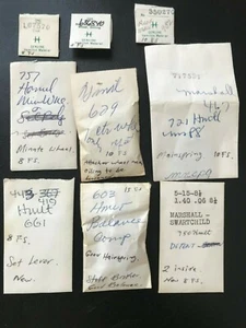 Hamilton parts set lever, roller table, wheels, balance, mainspring etc.      - Picture 1 of 16