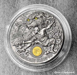 2023 - Niue - SHAOLIN LEOPARD - Martial Arts Styles, 2oz .999 silver coin - Picture 1 of 8