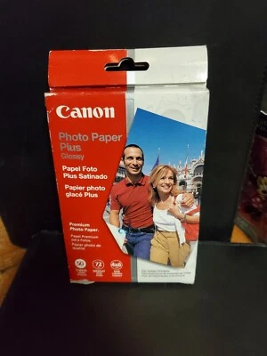 Canon Inkjet Photo Paper Plus Glossy PP-101 4x6 50 Sheets VTG NIP Photography  - Изображение 1 из 4