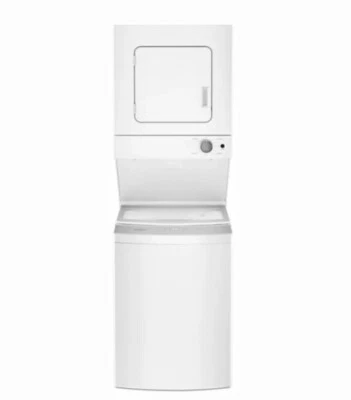 Whirlpool 24" Electric Laundry Center With Auto Dry Technology - WET4024HW - Image 1 of 3