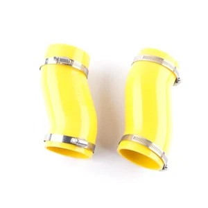 For 2004-2008 Lamborghini Gallardo 5.0L Engine Silicone Air Intake Yellow Hose - Picture 1 of 12