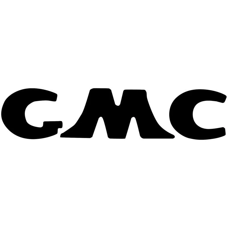 1947-1954 GMC Stepside Truck "GMC" Black Tailgate Letter Decal Set - Imagem 1 de 1