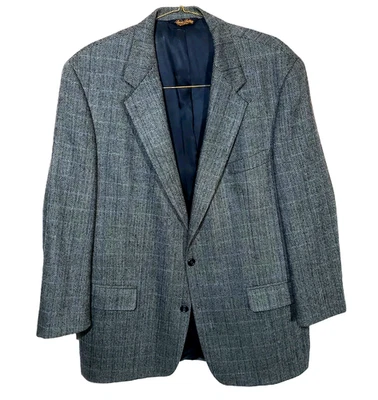 Blazer Abrigo Deportivo Tweed De Colección Brooks Brothers Talla 46 L Lana Espiga Hecho en EE. UU. Foto 1 de 4