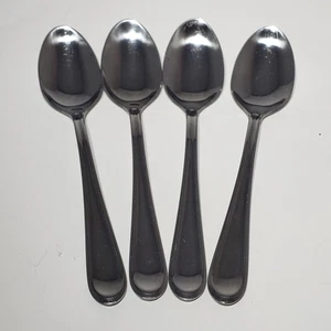 Set of 4 Hampton Silversmiths Clark 6 5/8" Teaspoons Stainless 025 Discontinued - Picture 1 of 9