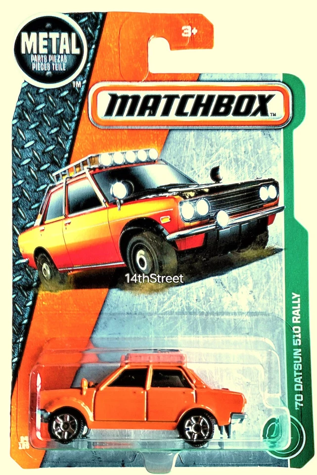 2017 Matchbox Explorers #94/125 - '70 Datsun 510 Rally - long card - image 1 of 1