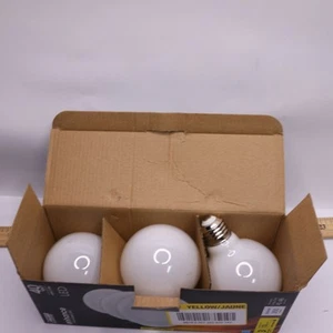 (3-Pk) Feit Electric Globe LED Light Bulb Natural White Frosted G25 40W Eqv 120V - Picture 1 of 4