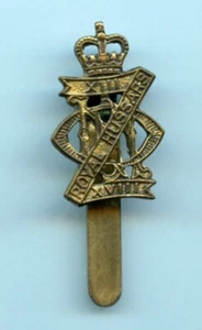 The 13th/18th Royal Hussars Queen Marys Own Cap Badge - Foto 1 di 2