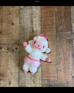 Disney Jr Doc McStuffins 8” Lambie in Lab Coat Plush Doll Stuffed Toy Just Play - Picture 1 of 3