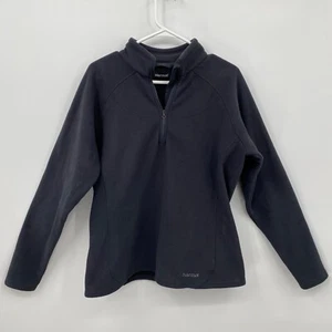 Marmot Men's Long Sleeve Full Zip Sherpa Inside Jacket Solid Black Size XL - Picture 1 of 10