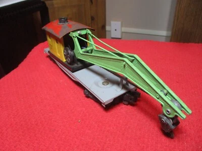 American Flyer S Gauge Prewar Pressed Steel American Flyer Lines #906 Crane Car - Image 1 of 4