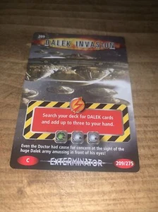 Dalek Invasion #209 Doctor Who Battles In Time Trading Card - Picture 1 of 2