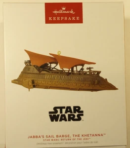 Hallmark Jabba's Sail Barge The Khetanna 2024 nuovo con scatola Star Wars - Foto 1 di 2