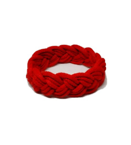 Red Turks Head Sailor knot Bracelet Nautical Surfer Beach Braided Cord Bracelet