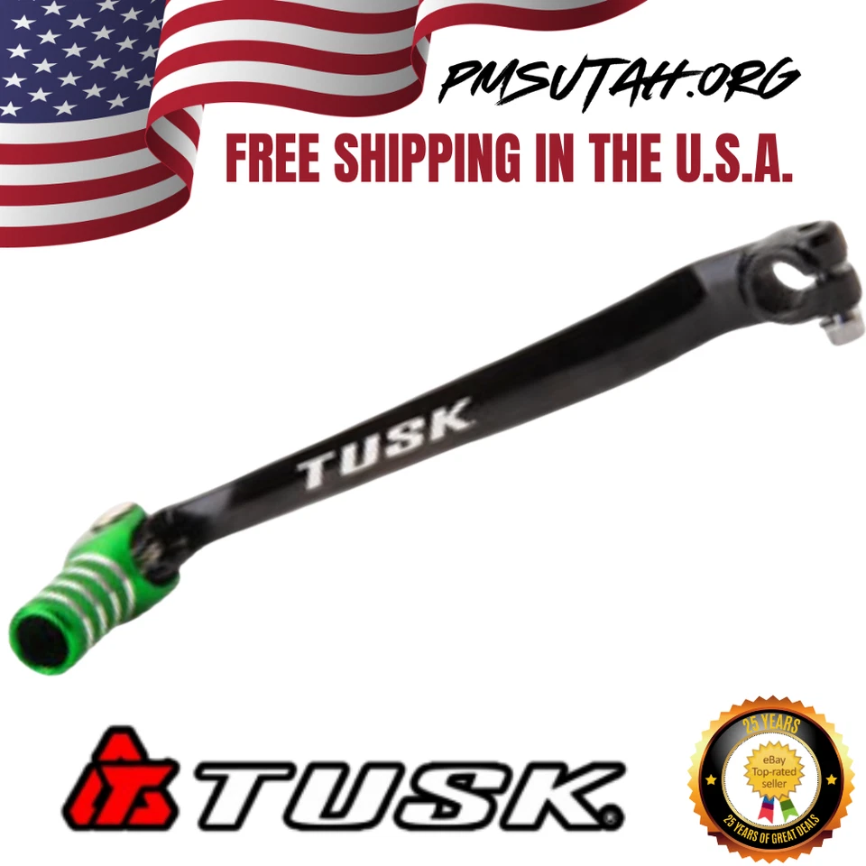 Pedal de cambio Tusk 2009-2010 Kawasaki KLX250SF KLX 250SF palanca de cambios verde Foto 1 de 2