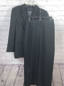Giorgio Armani Black Label Suit Size 40 Small Made in Italy