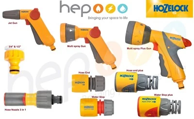 HOZELOCK Quick Connection Hose Pipe Attachment Watering Spray Guns / Multi Spray - Image 1 of 4