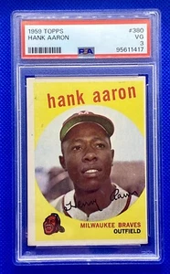 1959 Topps Hank Aaron #380 PSA 3 GC65 - Picture 1 of 2