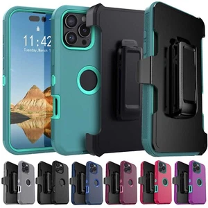 Für iPhone 16 Pro Max/16+/16 Pro/16e Hülle Robust Hybrid Robust Cover + Clip - Bild 1 von 63