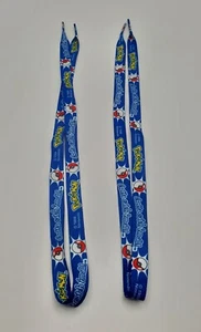 Pokemon 1999 Schnürsenkel Blau „Gotta Catch ‘Em All!“ Discontinued Brandneu - Bild 1 von 4