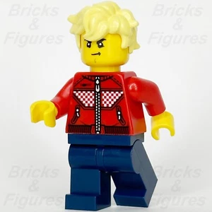 LEGO® DREAMZzz Cooper Minifigure Red Racing Jacket Dark Blue Legs 71455 drm008 - Picture 1 of 3