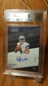 2016 Absolute Absolutely Ink Dak Prescott Auto 10 29/99 #46 BGS 9 MINT 2(9.5)$$$ - Picture 1 of 8