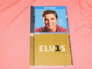 2 CD Lot Elvis Presley Elv1s: 30 #1 Hits & For LP Fans Only CDs Free Shipping - Picture 1 of 5