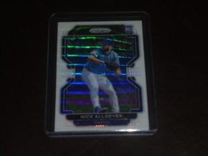 2022 Prizm White Wave Prizm #169 Nick Allgeyer Rookie Blue Jays