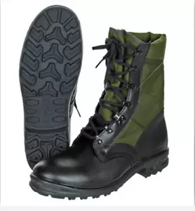BW BUNDESWEHR Baltes Bottes Tropicaux Bottes De Saut Chaussures De Combat Olive - Bild 1 von 1