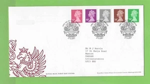 G.B. 2007 Definitives set on Royal Mail First Day Cover Windsor Cancel - Imagen 1 de 1