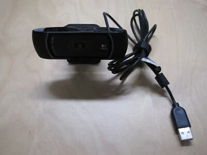 Cámara web Logitech HD Pro C910 1080p USB Carl Zeiss Tessar V-U0017 - Imagen 1 de 10