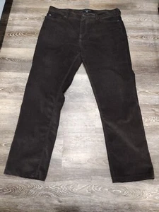 Banana Republic Corduroy Pants Mens Sz 38x34 Brown Slim 5 Pocket Straight Preppy - Picture 1 of 8