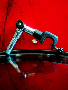 Vintage 1960's Atlas SW-1 microphone stand adapter w CO-1B adapter Shure Turner - Picture 1 of 10