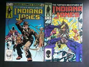 The Further Adventures of Indiana Jones #1&27 Marvel Comics 1983-85 John Bryne