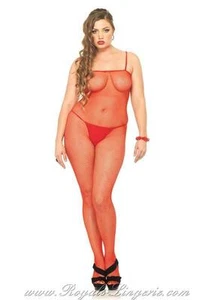 MEDIA DE PESCA ROJA SIN COSTURAS POR AVENIDA PIERNA TALLA ÚNICA  - Imagen 1 de 1