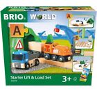 BRIO Starter Lift&Load Set Wooden Toy Train, Multi