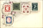 Briefmarken Litho Sachsen Neugroschen, Lübeck, Frankreich, Spanien - 3993842